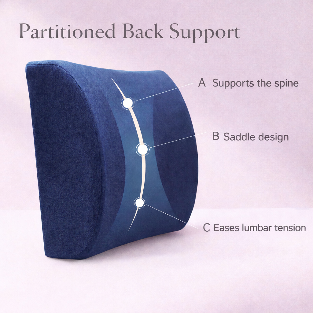 Lumbar Alignment Cushion – Everyday Back Support for Sitting