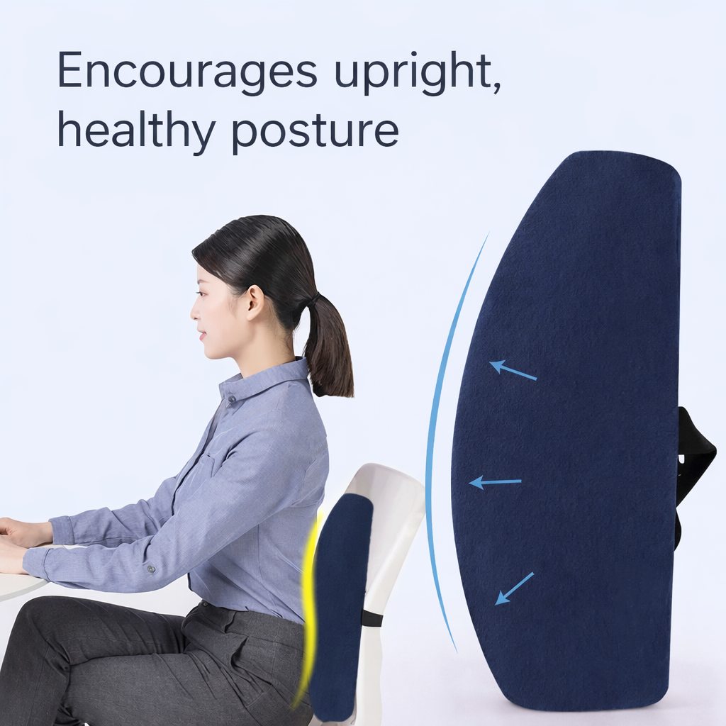 Lumbar Alignment Cushion – Everyday Back Support for Sitting