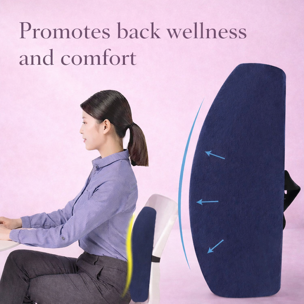 Lumbar Alignment Cushion – Everyday Back Support for Sitting