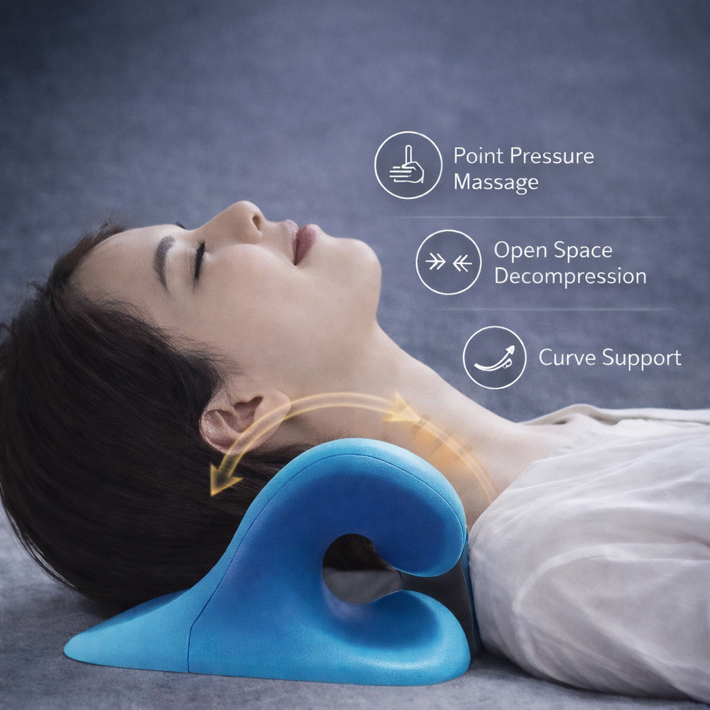 Cervical Release Pillow – Neck & Shoulder Decompression Tool